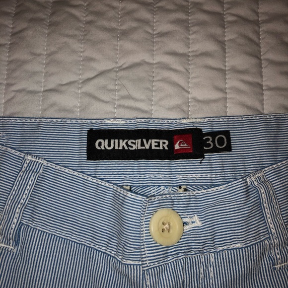 Quiksilver Striped Shorts - Blue - Picture 2 of 2